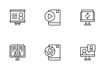 Online Learning Icon Pack