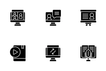 Online Learning Icon Pack