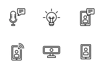 Online Learning Icon Pack