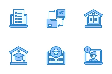 Online Learning Icon Pack