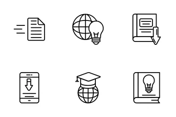 Online Learning Icon Pack