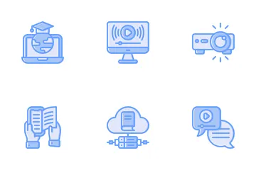 Online Learning Icon Pack