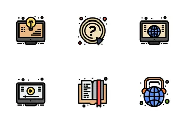 Online Learning Vol 2 Icon Pack