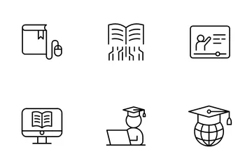 Online Library Icon Pack