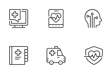 Online Medicine Icon Pack