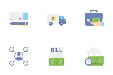 Online Money Service Icon Pack