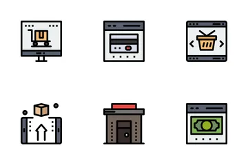 Online Shopping Vol 2 Icon Pack