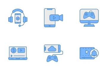 Online Streaming Icon Pack