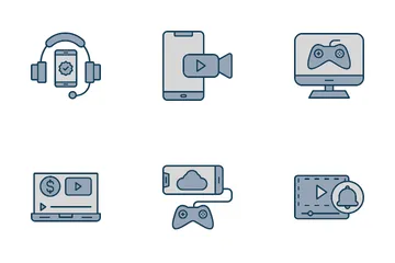 Online Streaming Icon Pack