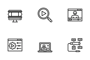 Online Streaming Icon Pack