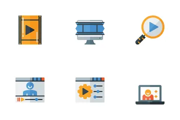 Online Streaming Icon Pack