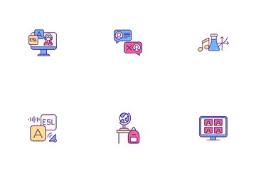 Online Teaching Icon Pack