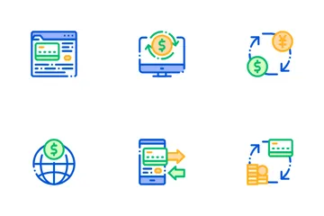 Online Transactions Icon Pack