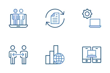 Onlinegeschäft Symbolpack