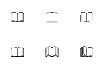 Open Book Icon Pack