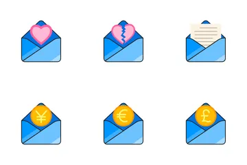 Open Email Icon Pack