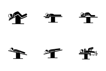 Operación quirúrgica Paquete de Iconos