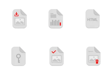 Operazioni sui documenti Icon Pack