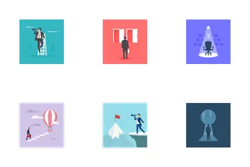 Opportunity And Virtual Reality  Icon Pack