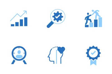 Optimierung von Geschäftsstrategien Symbolpack