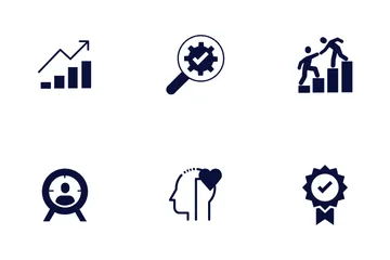 Optimising Business Strategies Icon Pack