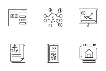 SEO y Web Paquete de Iconos