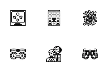 Optometry Vision Eyewear Icon Pack