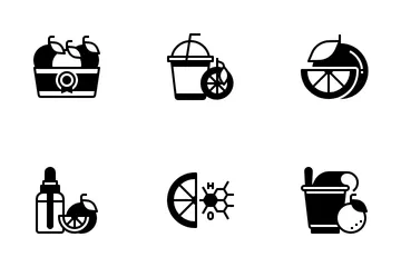 Orange Extract Products Icon Pack