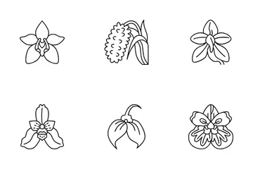 Fleurs d'orchidées Icon Pack