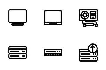 Ordinateur et bureau Pack d'Icônes