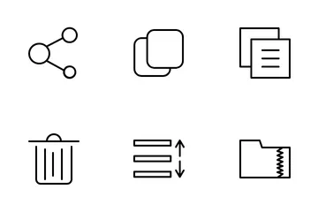 Ordner und Datei Symbolpack