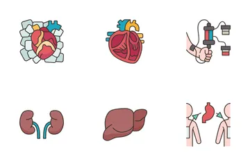 Organ Donation Icon Pack