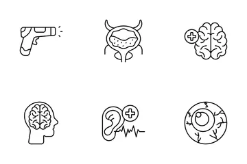 Organanatomie und Behandlung Symbolpack
