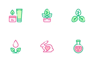 Organic Cosmetics Icon Pack