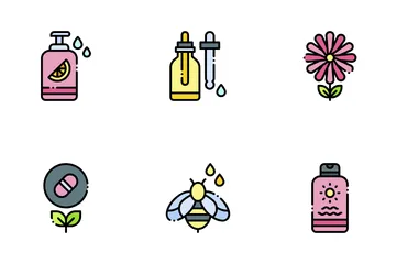 Organic Cosmetics Icon Pack