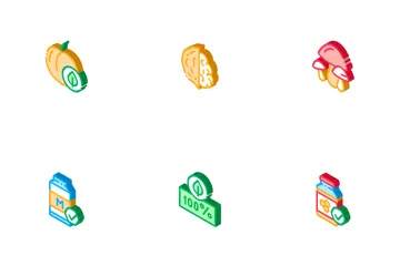 Organic Eco Foods Icon Pack