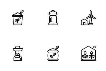 Organic Farming Icon Pack