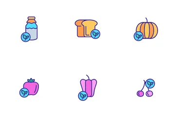 Organic Foods Icon Pack