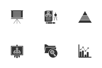 Planification et organisation Icon Pack