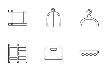 Organizadores de ropa Paquete de Iconos