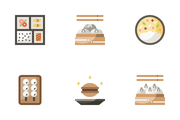 Oriental Food Icon Pack