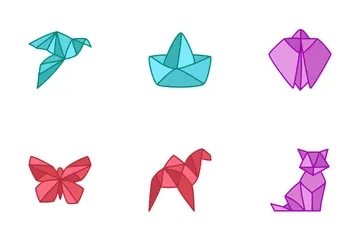 Origami Pacote de Ícones