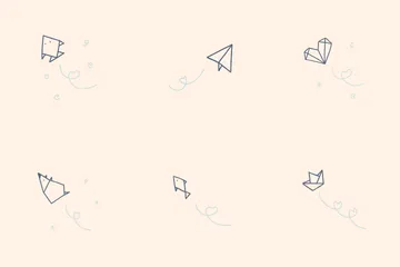 Origami Paper Icon Pack