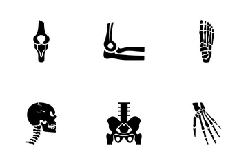 Ortopedico e colonna vertebrale Icon Pack