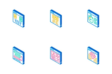 Otimização de mecanismos de pesquisa SEO Icon Pack