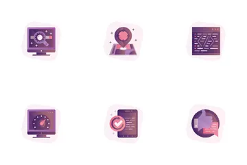 Otimização SEO Vol 5 Pacote de Ícones