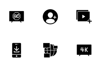OTT Media Service Icon Pack