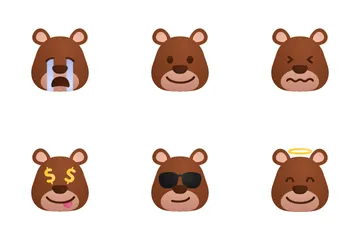 Ours Emoji Pack d'Icônes