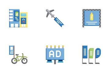 Outdoor Advertising Icon Pack