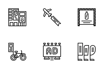 Outdoor Advertising Icon Pack